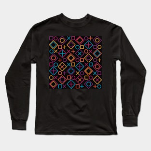 Noughts, Crosses & Squares Long Sleeve T-Shirt